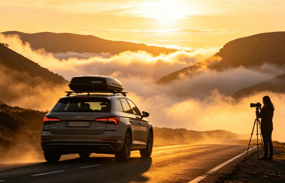 韦帕车顶行李箱