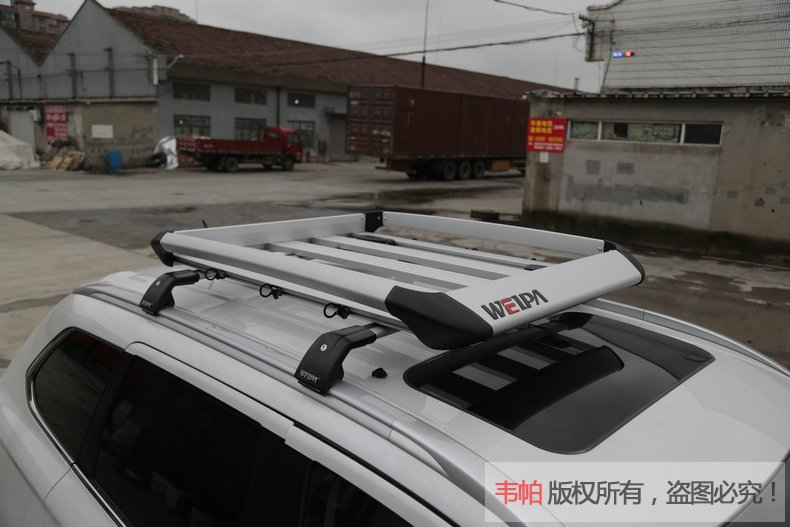 欧蓝德安装豪华款车顶行李框效果图片-欧蓝德专用车顶框车顶架
